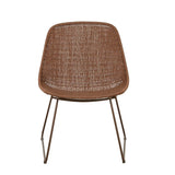 Normandy Sleigh Occasional Chair Brique