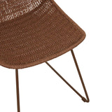 Normandy Sleigh Occasional Chair Brique