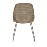 Normandy Sleigh Dining Chair Pebble