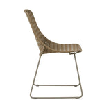 Normandy Sleigh Dining Chair Pebble