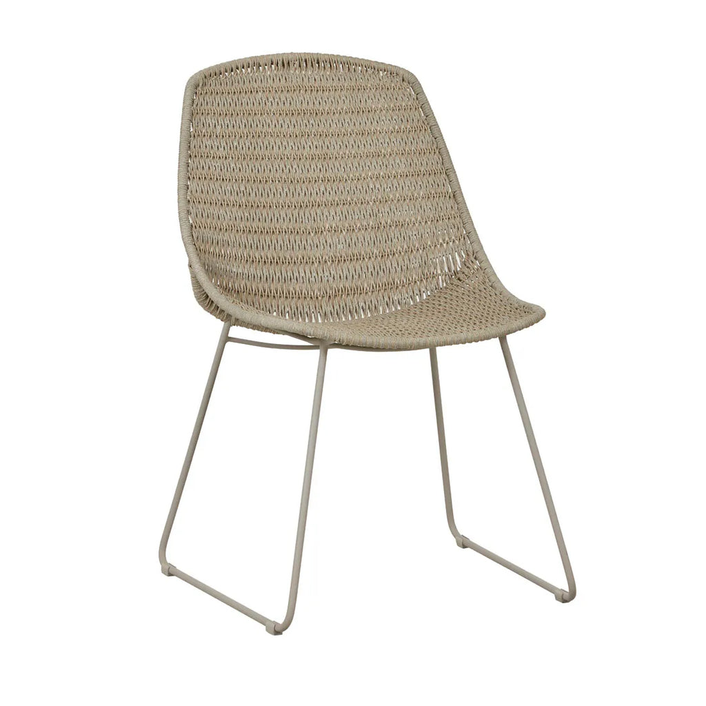 Normandy Sleigh Dining Chair Linen