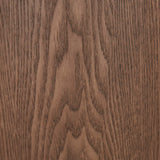 Oberon Crescent Marble Bedside Smoked Ash