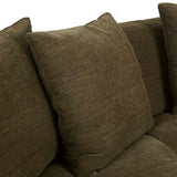 Sidney Slouch Three Seater Sofa Copeland Olive