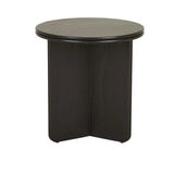 Solstice Slice Side Table Black Oak