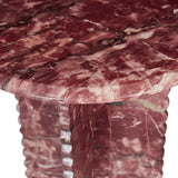 Rufus Fleur Side Table Carmine Marble