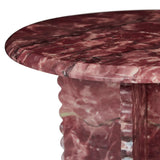 Rufus Fleur Side Table Carmine Marble
