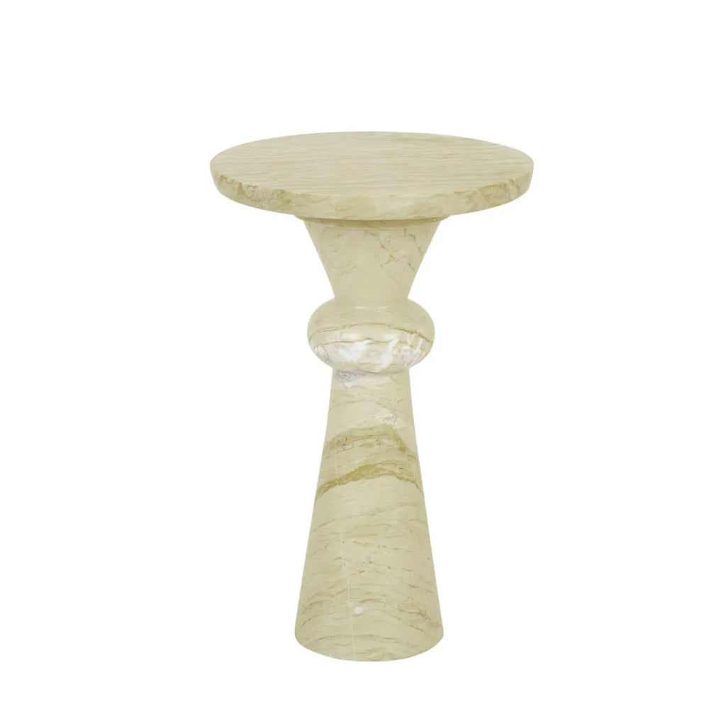 Rufus Indra Side Table Pistachio Marble