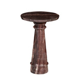 Rufus Jewel Side Table Carmine Marble