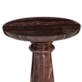 Rufus Jewel Side Table Carmine Marble