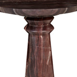 Rufus Jewel Side Table Carmine Marble