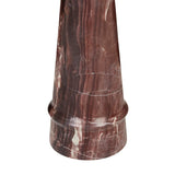 Rufus Jewel Side Table Carmine Marble