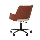 Quentin Office Chair Ecru/Tan