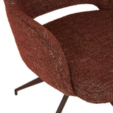 Quentin Spider Leg Office Chair Rosewood