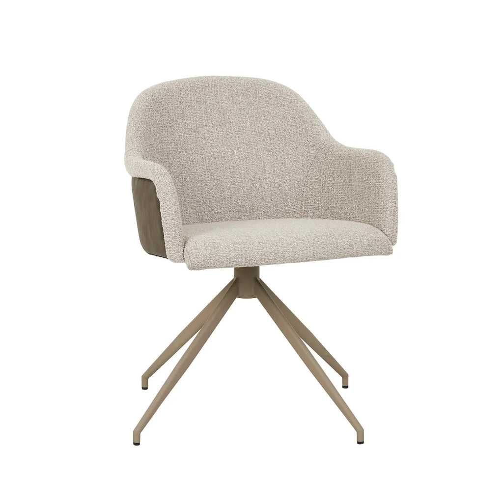 Riley Piped Spider Leg Office Chair Chai