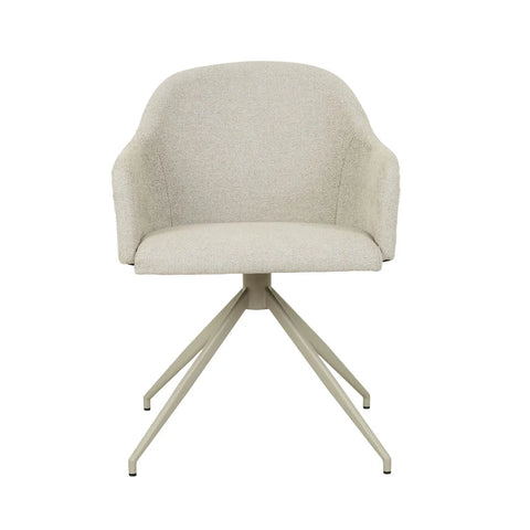 Riley Piped Spider Leg Office Chair Feather