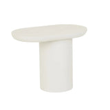 Seb Pedestal Side Table Low Rope