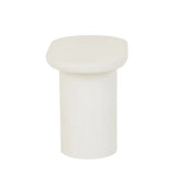 Seb Pedestal Side Table Low Rope