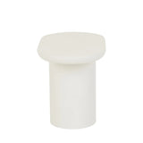 Seb Pedestal Side Table Low Rope