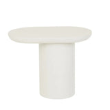 Seb Pedestal Side Table Low Rope