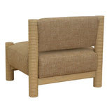 Trove Ridged Armchair Caramel