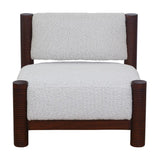 Trove Ridged Armchair Ivory Boucle