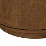 Oberon Crescent Marble Storage Unit Smoked Ash