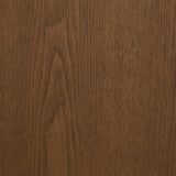 Oberon Crescent Marble Storage Unit Smoked Ash
