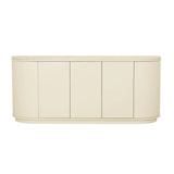 Oberon Crescent Marble Buffet Shell