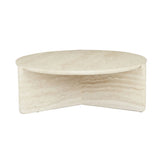 Venus Revolve Coffee Table Travertine 925mm