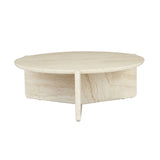 Venus Revolve Coffee Table Travertine 925mm