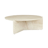Venus Revolve Coffee Table Travertine 925mm