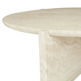 Venus Revolve Coffee Table Travertine 925mm