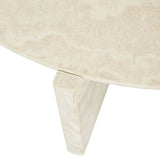 Venus Revolve Coffee Table Travertine 925mm