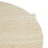 Venus Revolve Coffee Table Travertine 925mm