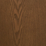 Oberon Crescent Marble Buffet Smoked Ash