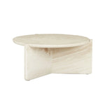 Venus Revolve Coffee Table Travertine 725mm