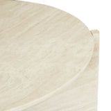 Venus Revolve Coffee Table Travertine 725mm