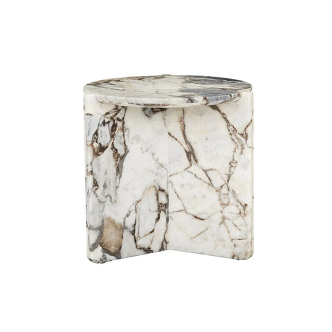 Venus Revolve Side Table Satin Ocean 525mm