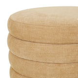 Kennedy Ribbed Medium Ottoman Copeland Honey