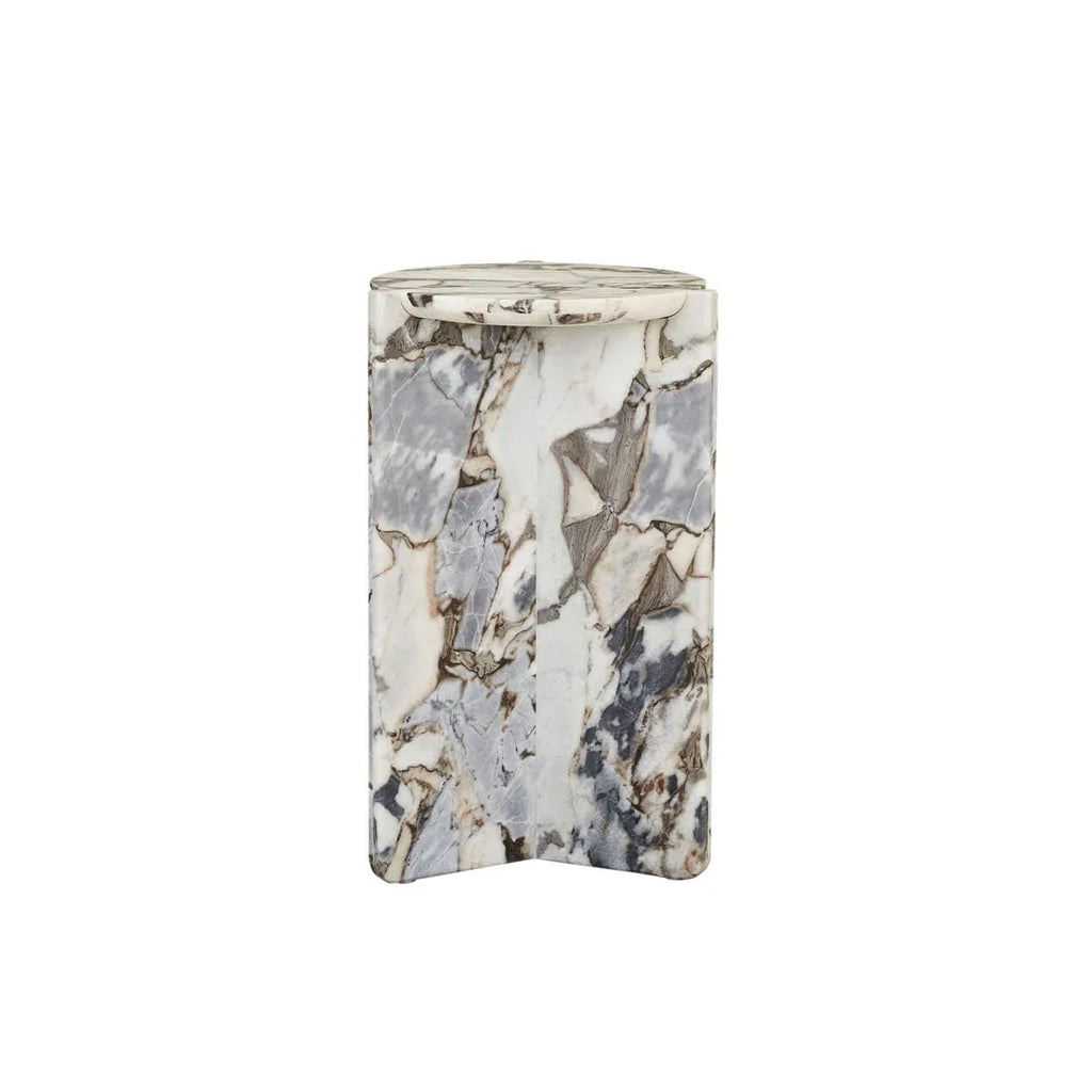 Venus Revolve Side Table Satin Ocean 375mm