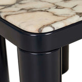 Frankie Marble Side Table Navy