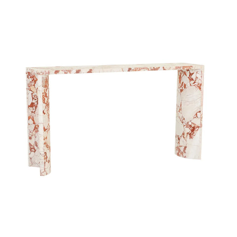 Verity Console Table Russet Marble
