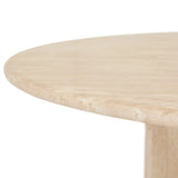Verity Round Dining Table Travertine