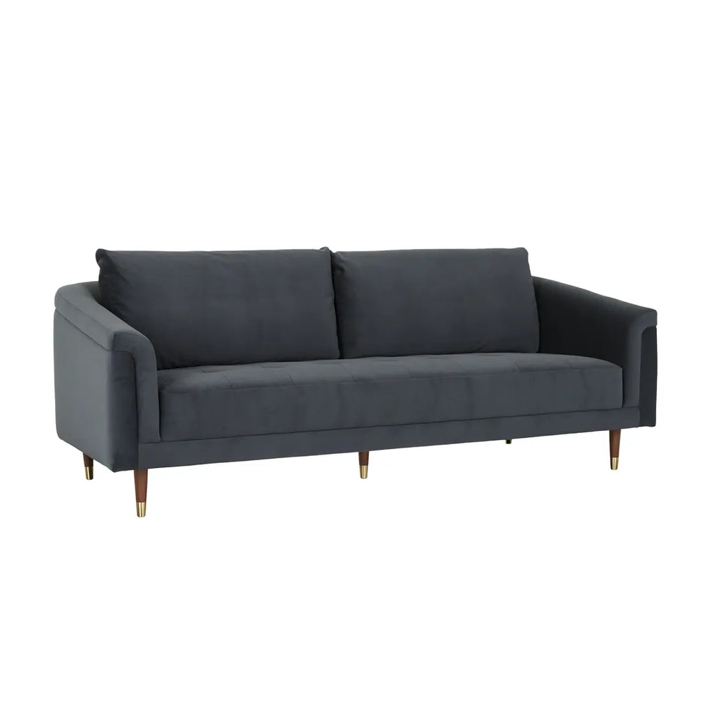 Vittoria Carson Three Seater Sofa Nocturne Velvet