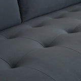 Vittoria Carson Three Seater Sofa Nocturne Velvet