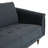 Vittoria Carson Three Seater Sofa Nocturne Velvet