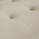Vittoria Carson Three Seater Sofa Pearl Velvet