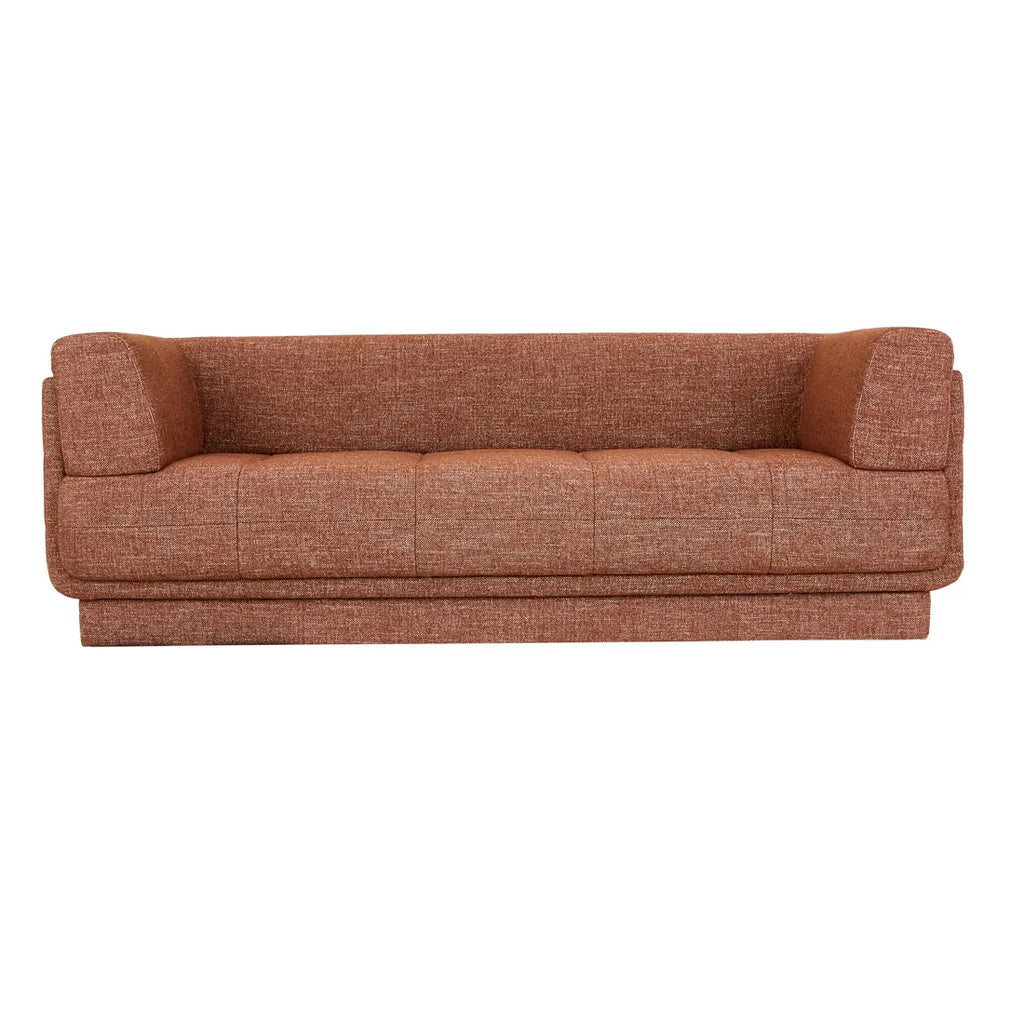 Vittoria Strata Three Seater Sofa Brick