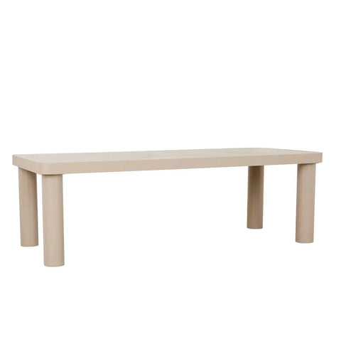 Frankie Outdoor Ceramic Dining Table Clay