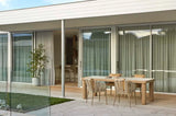 Frankie Outdoor Ceramic Dining Table Clay